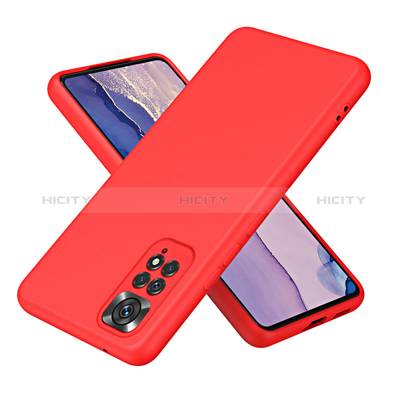 Coque Ultra Fine Silicone Souple 360 Degres Housse Etui H01P pour Xiaomi Redmi Note 11 4G (2022) Rouge Plus