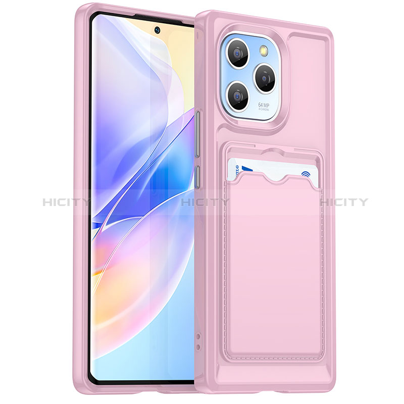 Coque Ultra Fine Silicone Souple 360 Degres Housse Etui HD1 pour Huawei Honor 60 SE 5G Rose Plus