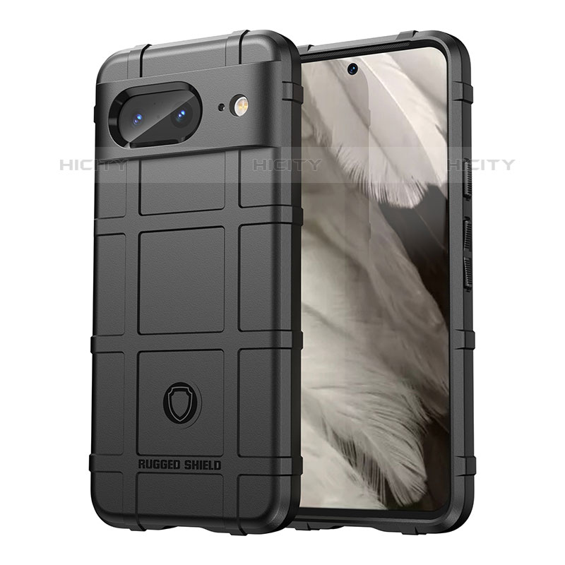 Coque Ultra Fine Silicone Souple 360 Degres Housse Etui J01S pour Google Pixel 8 5G Noir Plus