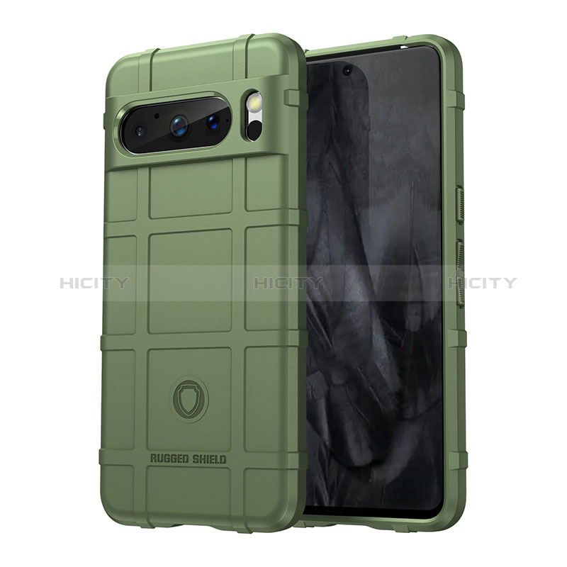 Coque Ultra Fine Silicone Souple 360 Degres Housse Etui J01S pour Google Pixel 8 Pro 5G Vert Plus