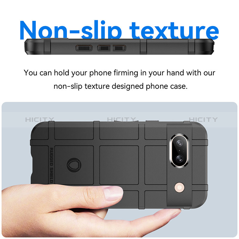 Coque Ultra Fine Silicone Souple 360 Degres Housse Etui J01S pour Google Pixel 8a 5G Plus