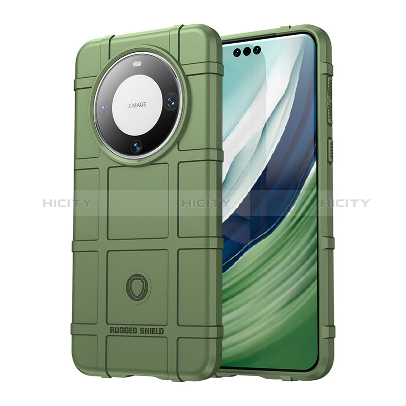 Coque Ultra Fine Silicone Souple 360 Degres Housse Etui J01S pour Huawei Mate 60 Pro+ Plus Vert Plus