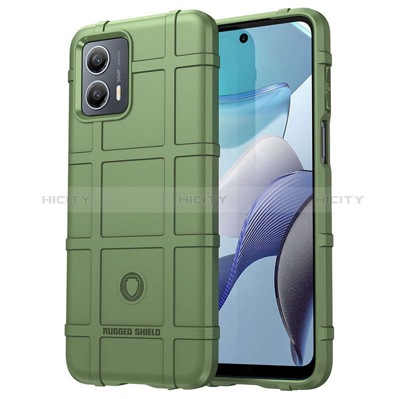 Coque Ultra Fine Silicone Souple 360 Degres Housse Etui J01S pour Motorola Moto G 5G (2023) Vert Plus