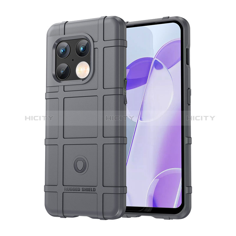 Coque Ultra Fine Silicone Souple 360 Degres Housse Etui J01S pour OnePlus 10 Pro 5G Gris Plus