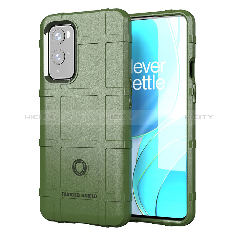 Coque Ultra Fine Silicone Souple 360 Degres Housse Etui J01S pour OnePlus 9 5G Vert Plus