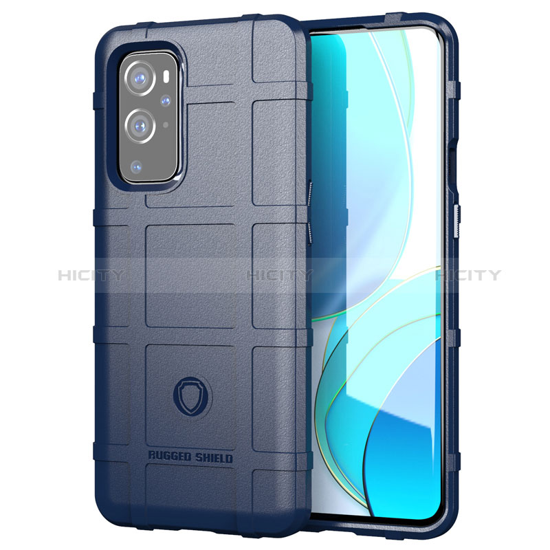 Coque Ultra Fine Silicone Souple 360 Degres Housse Etui J01S pour OnePlus 9 Pro 5G Bleu Plus