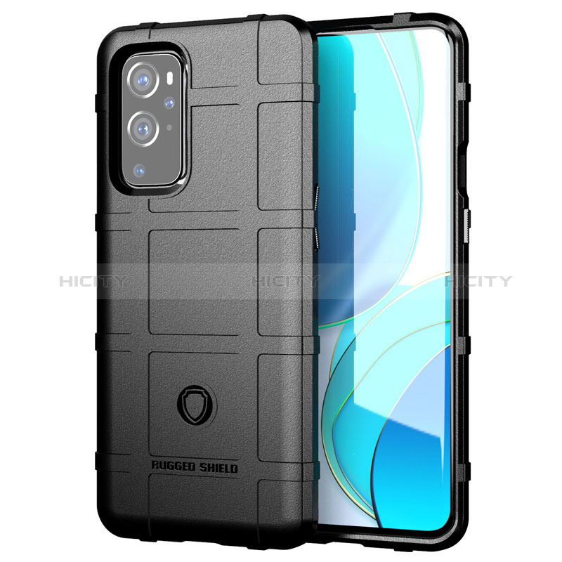 Coque Ultra Fine Silicone Souple 360 Degres Housse Etui J01S pour OnePlus 9 Pro 5G Noir Plus