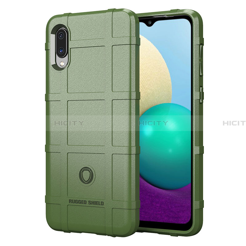 Coque Ultra Fine Silicone Souple 360 Degres Housse Etui J01S pour Samsung Galaxy A02 Vert Plus