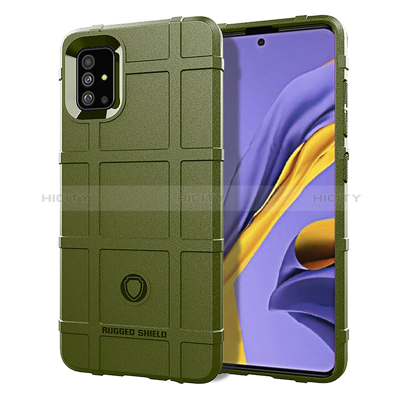 Coque Ultra Fine Silicone Souple 360 Degres Housse Etui J01S pour Samsung Galaxy A51 5G Vert Plus