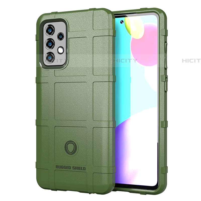 Coque Ultra Fine Silicone Souple 360 Degres Housse Etui J01S pour Samsung Galaxy A52 4G Vert Plus