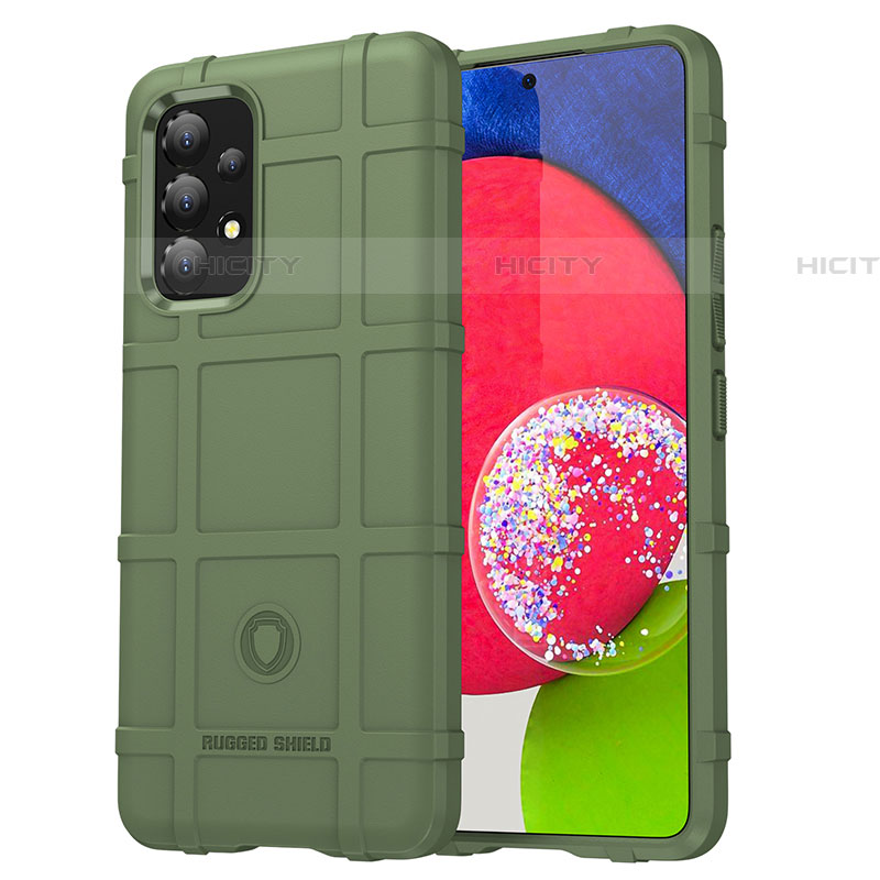 Coque Ultra Fine Silicone Souple 360 Degres Housse Etui J01S pour Samsung Galaxy A53 5G Vert Plus