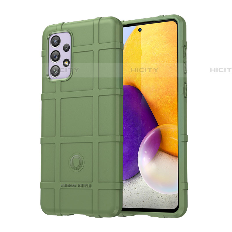 Coque Ultra Fine Silicone Souple 360 Degres Housse Etui J01S pour Samsung Galaxy A73 5G Vert Plus