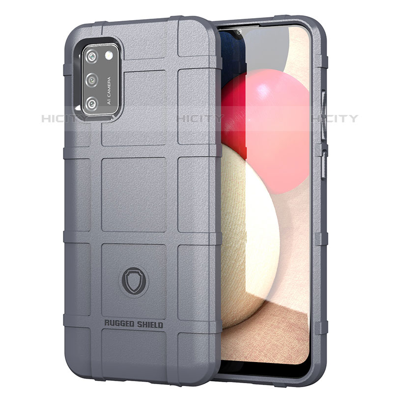 Coque Ultra Fine Silicone Souple 360 Degres Housse Etui J01S pour Samsung Galaxy M02s Gris Plus