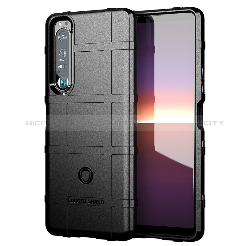 Coque Ultra Fine Silicone Souple 360 Degres Housse Etui J01S pour Sony Xperia 1 III Noir Plus