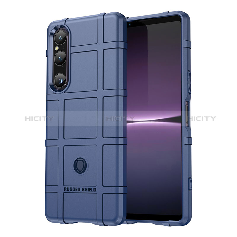 Coque Ultra Fine Silicone Souple 360 Degres Housse Etui J01S pour Sony Xperia 1 V Bleu Plus