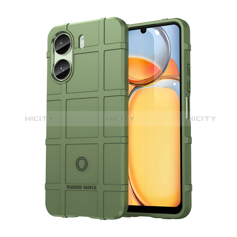 Coque Ultra Fine Silicone Souple 360 Degres Housse Etui J01S pour Xiaomi Poco C65 Vert Plus