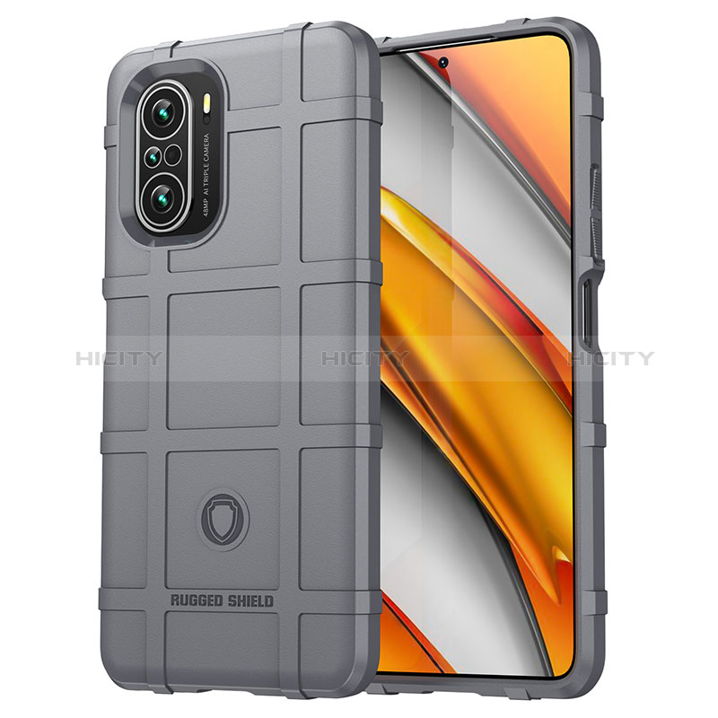 Coque Ultra Fine Silicone Souple 360 Degres Housse Etui J01S pour Xiaomi Poco F3 5G Gris Plus