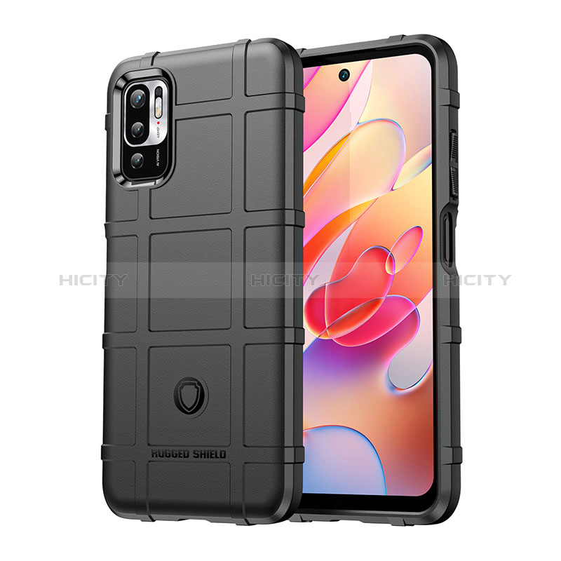 Coque Ultra Fine Silicone Souple 360 Degres Housse Etui J01S pour Xiaomi POCO M3 Pro 5G Noir Plus