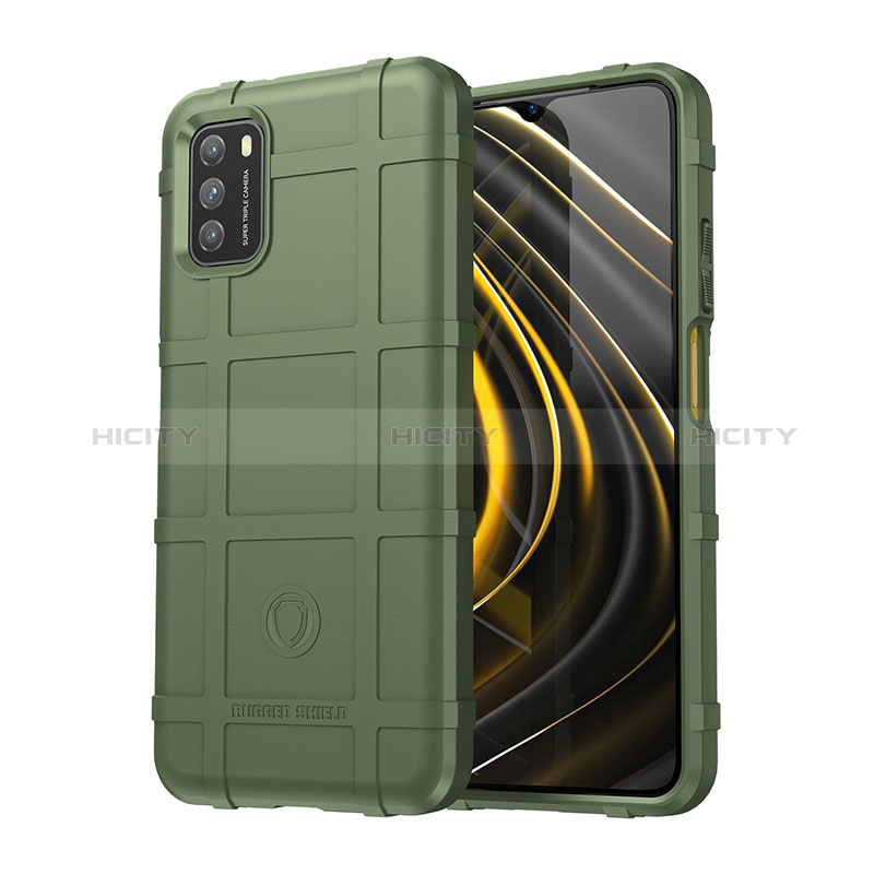 Coque Ultra Fine Silicone Souple 360 Degres Housse Etui J01S pour Xiaomi Poco M3 Vert Plus