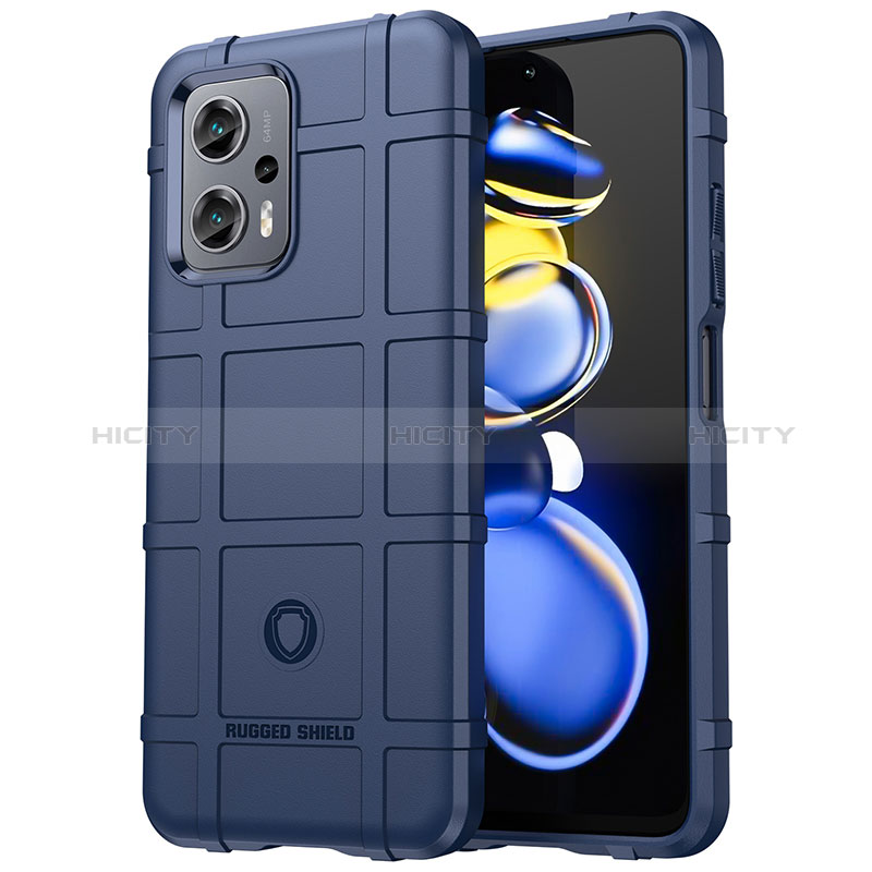 Coque Ultra Fine Silicone Souple 360 Degres Housse Etui J01S pour Xiaomi Poco X4 GT 5G Bleu Plus