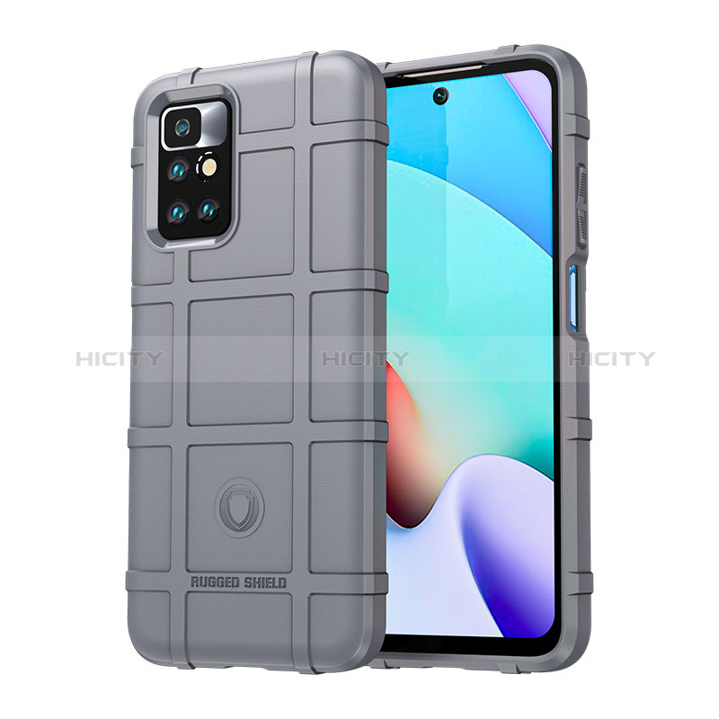 Coque Ultra Fine Silicone Souple 360 Degres Housse Etui J01S pour Xiaomi Redmi 10 (2022) Gris Plus