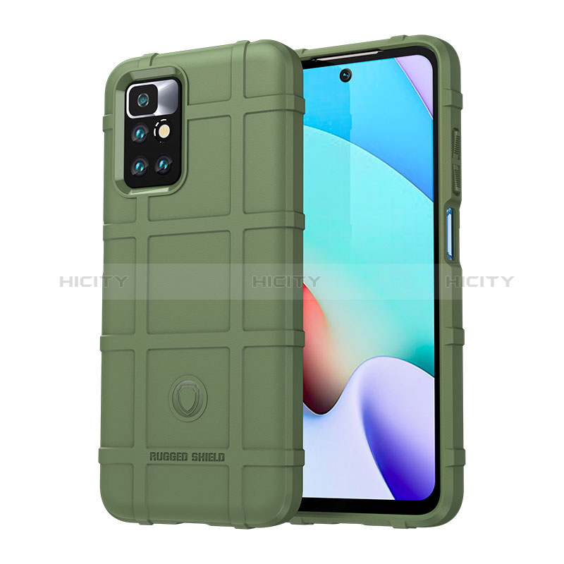 Coque Ultra Fine Silicone Souple 360 Degres Housse Etui J01S pour Xiaomi Redmi 10 (2022) Vert Plus