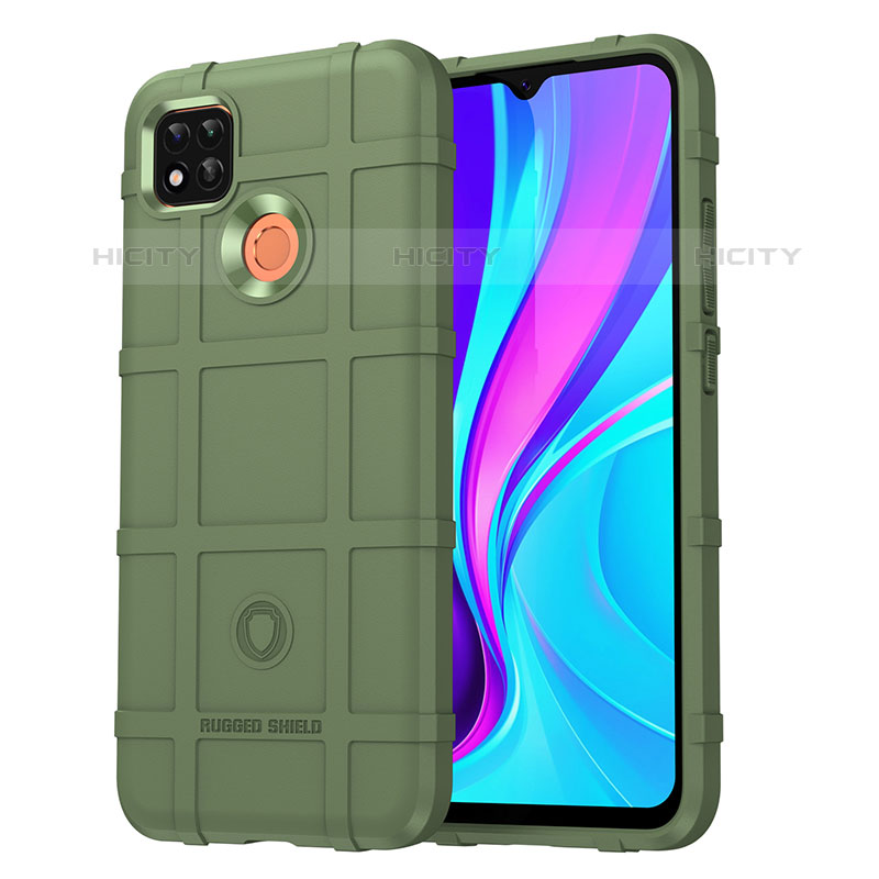 Coque Ultra Fine Silicone Souple 360 Degres Housse Etui J01S pour Xiaomi Redmi 10A 4G Vert Plus