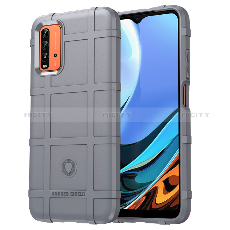 Coque Ultra Fine Silicone Souple 360 Degres Housse Etui J01S pour Xiaomi Redmi 9 Power Gris Plus