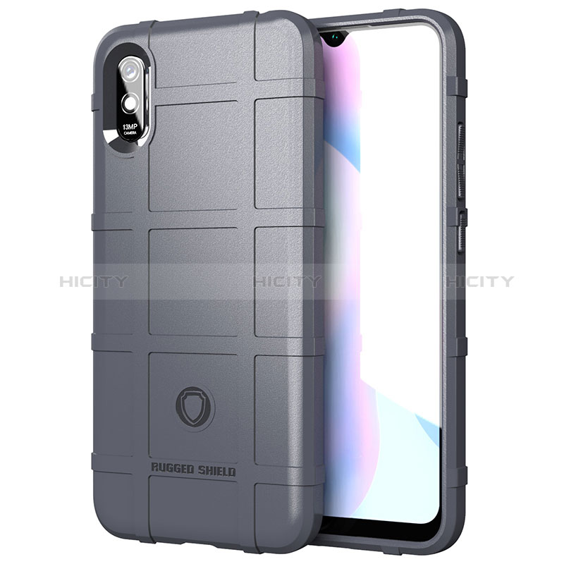 Coque Ultra Fine Silicone Souple 360 Degres Housse Etui J01S pour Xiaomi Redmi 9i Gris Plus