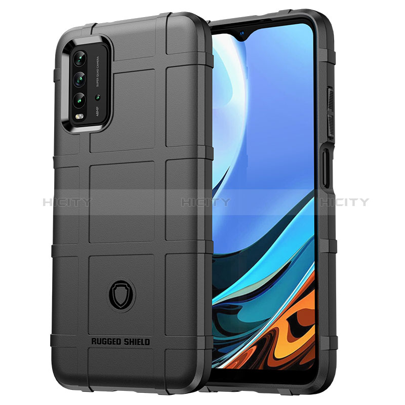 Coque Ultra Fine Silicone Souple 360 Degres Housse Etui J01S pour Xiaomi Redmi 9T 4G Noir Plus