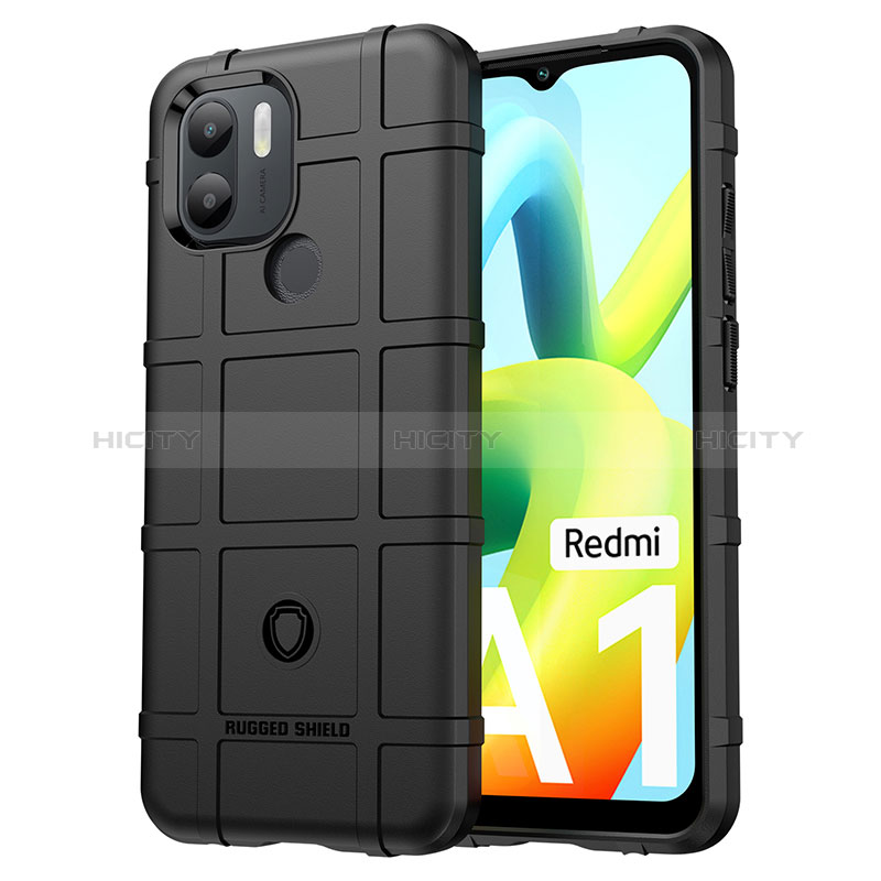 Coque Ultra Fine Silicone Souple 360 Degres Housse Etui J01S pour Xiaomi Redmi A1 Plus Noir Plus