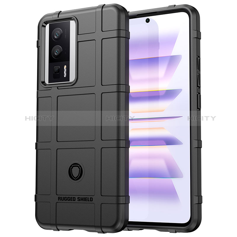 Coque Ultra Fine Silicone Souple 360 Degres Housse Etui J01S pour Xiaomi Redmi K60 Pro 5G Noir Plus