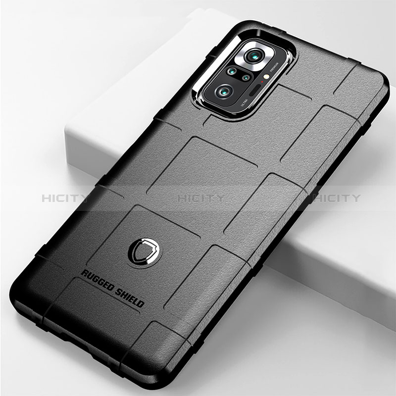 Coque Ultra Fine Silicone Souple 360 Degres Housse Etui J01S pour Xiaomi Redmi Note 10 Pro 4G Plus