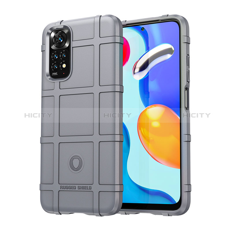 Coque Ultra Fine Silicone Souple 360 Degres Housse Etui J01S pour Xiaomi Redmi Note 11 4G (2022) Gris Plus