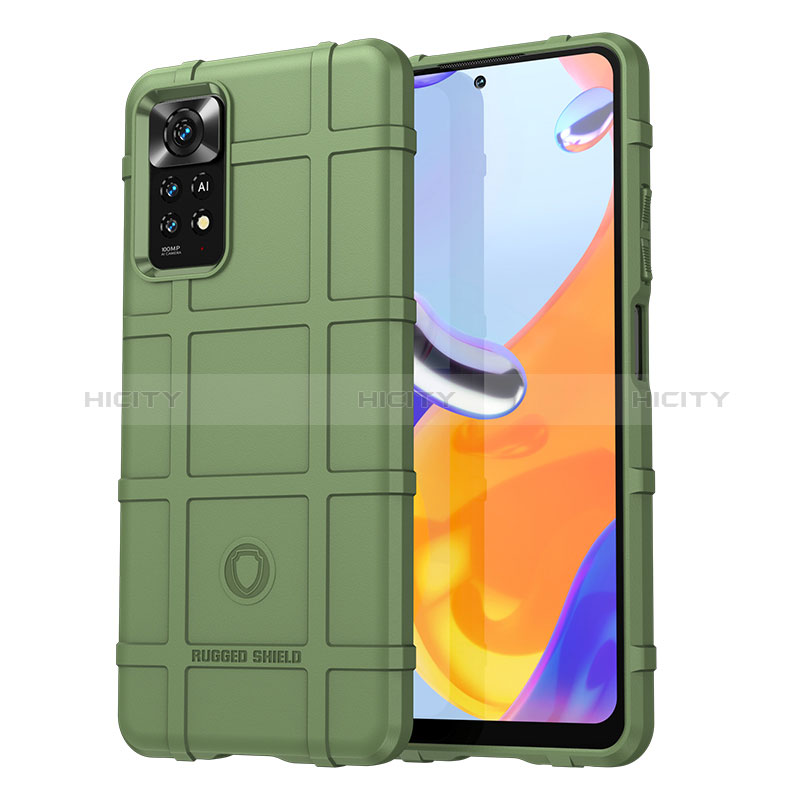 Coque Ultra Fine Silicone Souple 360 Degres Housse Etui J01S pour Xiaomi Redmi Note 11 Pro 5G Vert Plus