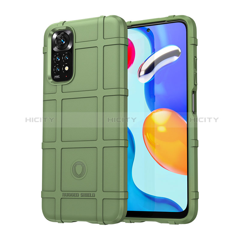 Coque Ultra Fine Silicone Souple 360 Degres Housse Etui J01S pour Xiaomi Redmi Note 11S 4G Vert Plus