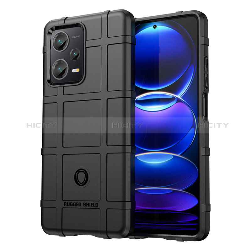 Coque Ultra Fine Silicone Souple 360 Degres Housse Etui J01S pour Xiaomi Redmi Note 12 Explorer Noir Plus