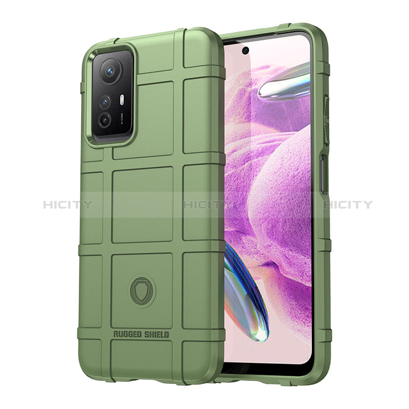 Coque Ultra Fine Silicone Souple 360 Degres Housse Etui J01S pour Xiaomi Redmi Note 12S Vert Plus