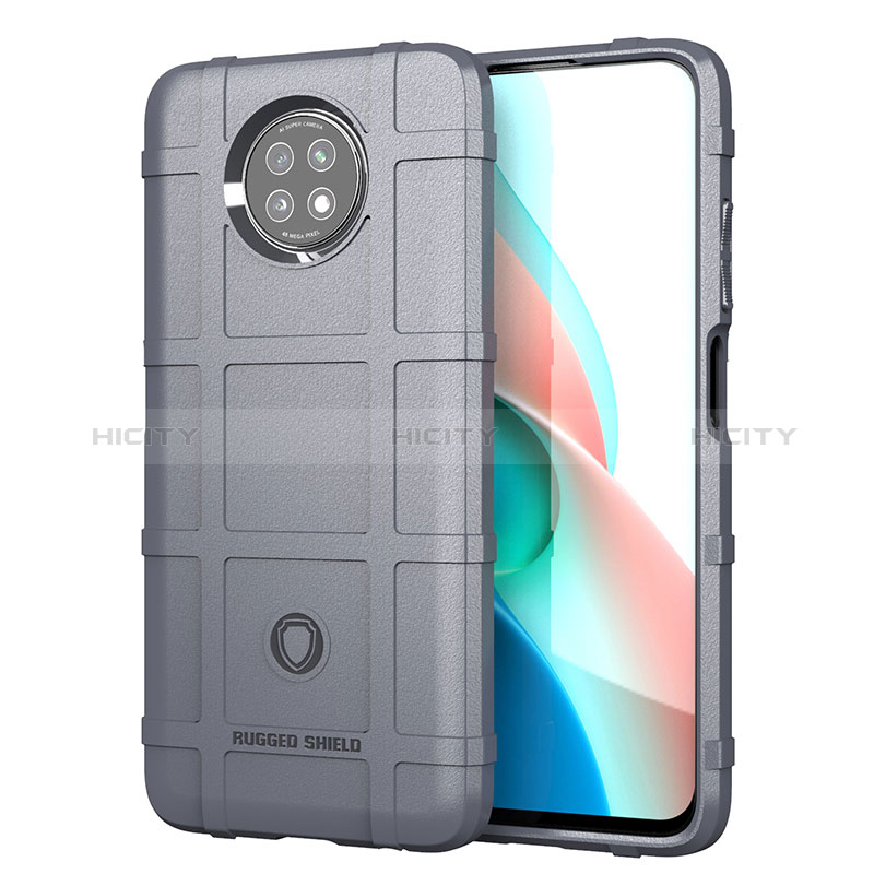 Coque Ultra Fine Silicone Souple 360 Degres Housse Etui J01S pour Xiaomi Redmi Note 9 5G Gris Plus