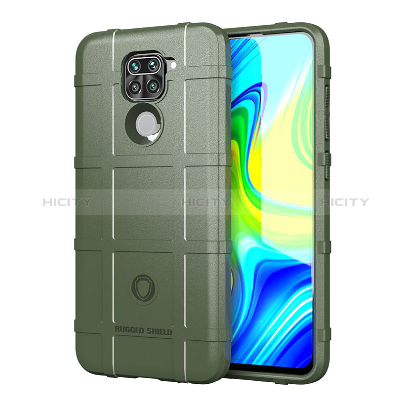 Coque Ultra Fine Silicone Souple 360 Degres Housse Etui J01S pour Xiaomi Redmi Note 9 Vert Plus