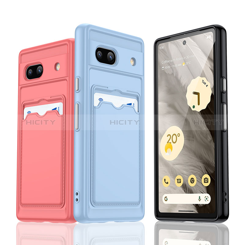 Coque Ultra Fine Silicone Souple 360 Degres Housse Etui J02S pour Google Pixel 7a 5G Plus