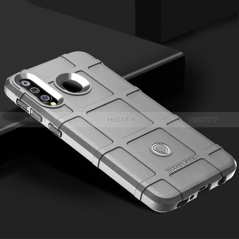 Coque Ultra Fine Silicone Souple 360 Degres Housse Etui J02S pour Samsung Galaxy A40s Gris Plus