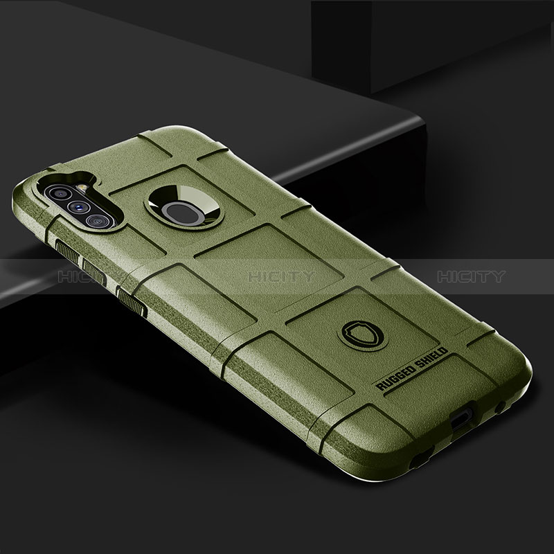 Coque Ultra Fine Silicone Souple 360 Degres Housse Etui J02S pour Samsung Galaxy M11 Vert Plus