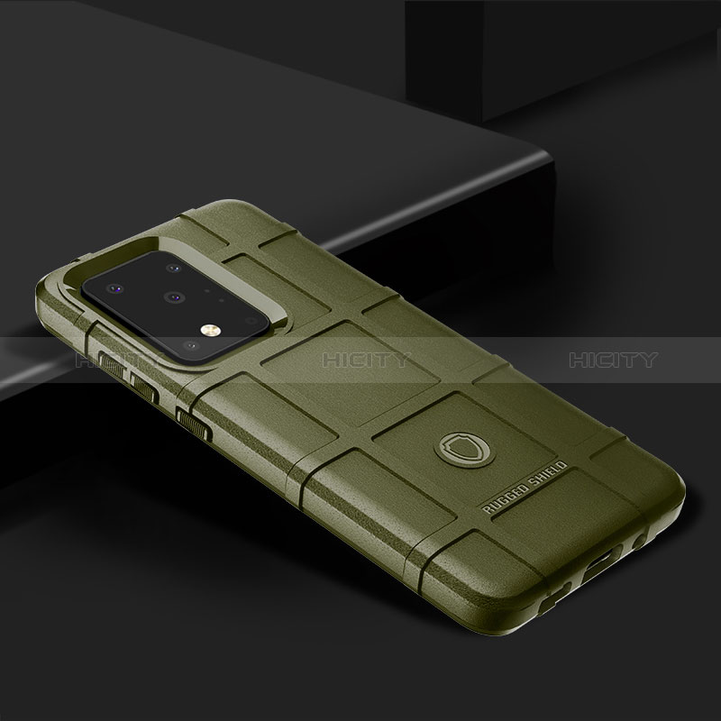 Coque Ultra Fine Silicone Souple 360 Degres Housse Etui J02S pour Samsung Galaxy S20 Ultra Vert Plus