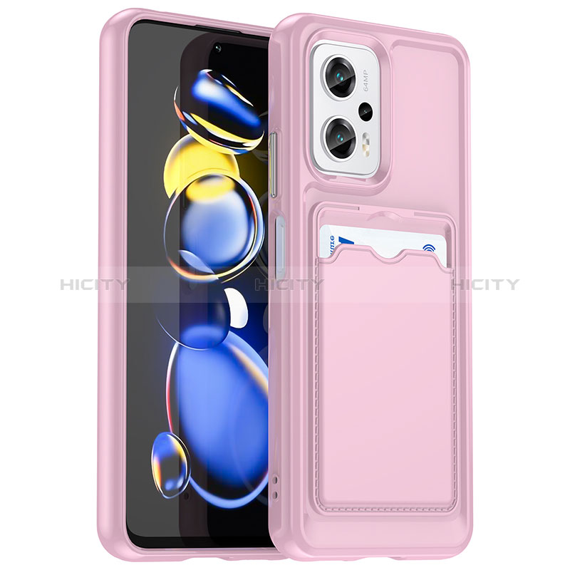 Coque Ultra Fine Silicone Souple 360 Degres Housse Etui J02S pour Xiaomi Poco X4 GT 5G Rose Plus