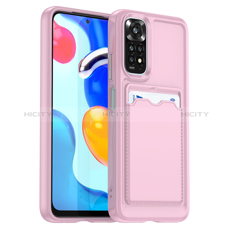 Coque Ultra Fine Silicone Souple 360 Degres Housse Etui J02S pour Xiaomi Redmi Note 11 4G (2022) Rose Plus