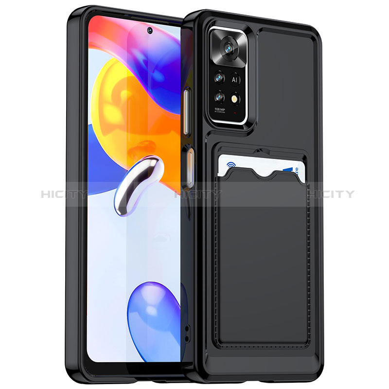 Coque Ultra Fine Silicone Souple 360 Degres Housse Etui J02S pour Xiaomi Redmi Note 11 Pro+ Plus 5G Noir Plus