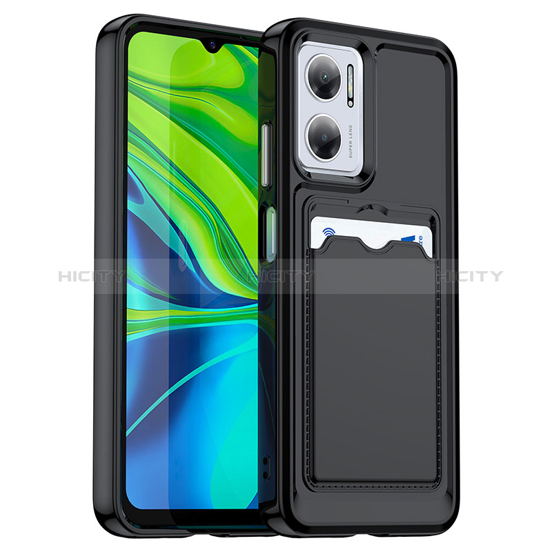 Coque Ultra Fine Silicone Souple 360 Degres Housse Etui J02S pour Xiaomi Redmi Note 11E 5G Noir Plus