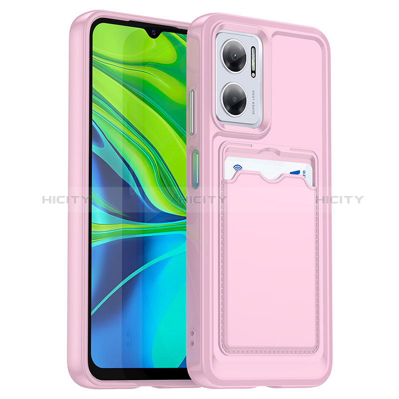 Coque Ultra Fine Silicone Souple 360 Degres Housse Etui J02S pour Xiaomi Redmi Note 11E 5G Rose Plus