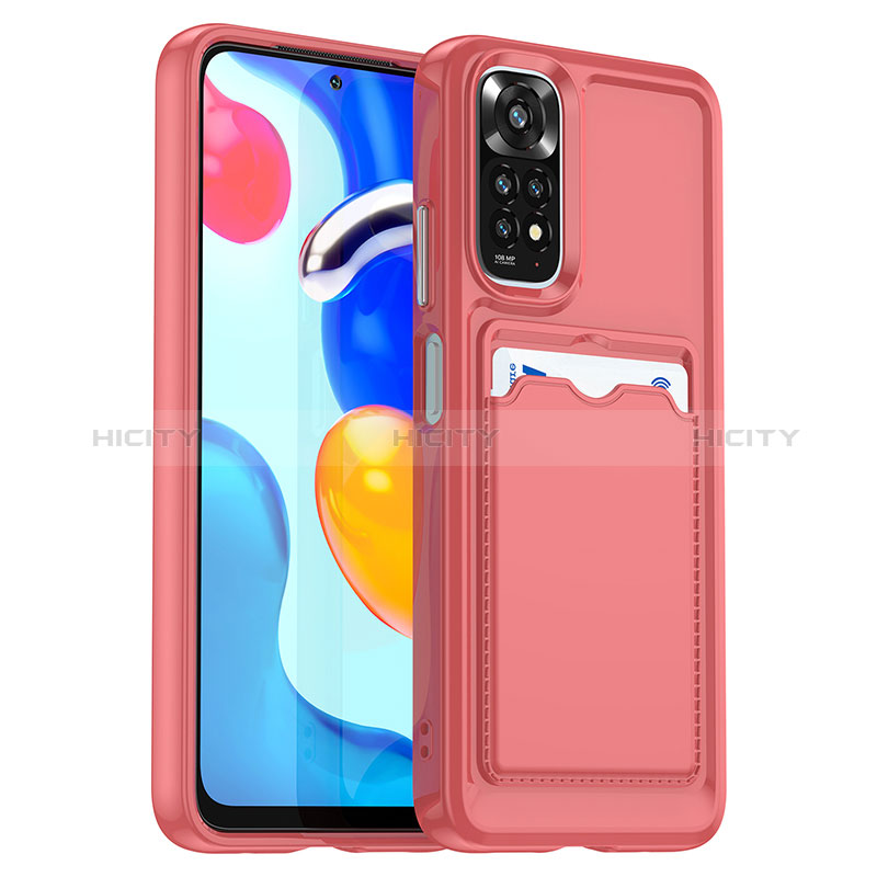 Coque Ultra Fine Silicone Souple 360 Degres Housse Etui J02S pour Xiaomi Redmi Note 11S 4G Rouge Plus